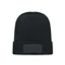 Оптом Шапка из переработанного полиэстера с манжетой, черная для нанесения логотипа или надписи Шапка из переработанного полиэстера с манжетой, черная фото