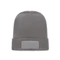 Оптом Шапка из переработанного полиэстера с манжетой, серая для нанесения логотипа или надписи Шапка из переработанного полиэстера с манжетой, серая фото
