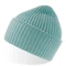 Шапка рельефной вязки с отворотом Atlantis Oak, голубая фото