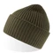 Шапка рельефной вязки с отворотом Atlantis Oak, оливковая фото