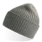 Шапка рельефной вязки с отворотом Atlantis Oak, серый меланж фото