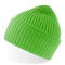 Шапка рельефной вязки с отворотом Atlantis Oak, ярко-зеленая фото