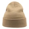 Шапка вязаная двойная Atlantis Wind с отворотом, бежевая фото