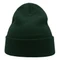 Шапка вязаная двойная Atlantis Wind с отворотом, темно-зеленая фото