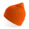 Шапка вязаная с отворотом Atlantis Pure, оранжевая фото