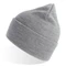 Шапка вязаная с отворотом Atlantis Pure, светло-серая фото