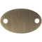 Шильдик металлический Alfa Oval, бронзовый Шильдик металлический Alfa Oval, бронзовый фото