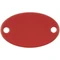 Оптом Шильдик металлический Alfa Oval, красный для нанесения логотипа или надписи Шильдик металлический Alfa Oval, красный фото