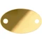 Шильдик металлический глянцевый Alfa Oval, золотой Шильдик металлический глянцевый Alfa Oval, золотой фото