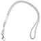 Шнурок для бейджа с карабином Tube Metal, серый фото