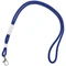 Шнурок для бейджа с карабином Tube Metal, синий фото