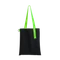 Шопер Superbag Black, черный / салатовый фото