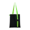 Шопер Superbag Black с ремувкой 4SB, черный / салатовый фото