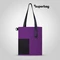 Шоппер Superbag Color, фиолетовый / черный фото