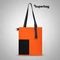 Шопер Superbag Color, оранжевый / черный фото