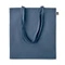Оптом Шоппер из хлопка Zimde, синий для нанесения логотипа или надписи Шоппер из хлопка Zimde, синий фото
