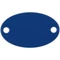 Оптом Шильдик металлический Alfa Oval, синий для нанесения логотипа или надписи Шильдик металлический Alfa Oval, синий фото