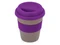 Стакан из бамбукового волокна Cafe, 350 мл, серый / фиолетовый фото