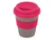 Стакан из бамбукового волокна Cafe, 350 мл, серый / розовый фото