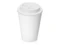 Стакан с двойными стенками пластиковый Take away, белый фото