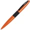 Ручка шариковая металлическая с зеркальной гравировкой B1 Streetracer, оранжевая / черная фото