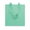 Сумка для покупок хлопковая, 140 г/м2, зеленая фото