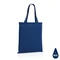 Сумка для покупок из переработанного хлопка XD Collection Impact, 145 г/м2, синяя фото