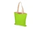 Сумка для шопинга хлопковая Twin, 180 г/м2, зеленая/ бежевая фото