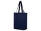 Оптом Сумка хлопковая с широким дном Levy, 240 г/м2, темно-синяя для нанесения логотипа или надписи Сумка хлопковая с широким дном Levy, 240 г/м2, темно-синяя фото