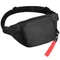 Сумка поясная Split To Go, черная / красная фото