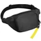 Сумка поясная Split To Go, черная / желтая фото