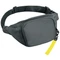 Сумка поясная Split To Go, серая / желтая фото