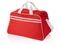 Сумка спортивная San Jose, белый/ красный фото