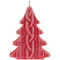 Свеча Kniteam, елка, красная фото