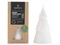 Свеча рождественская елочная, матча, L, белая фото