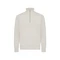 Свитшот на молнии Iqoniq Elgon из переработанного хлопка, 300 г/м², белый фото