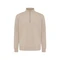 Свитшот на молнии Iqoniq Elgon из переработанного хлопка, 300 г/м², бежевый фото