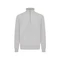 Свитшот на молнии Iqoniq Elgon из переработанного хлопка, 300 г/м², серый фото