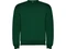 Свитшот с начесом Roly Clasica, темно-зеленый фото