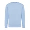 Свитшот унисекс из переработанного хлопка Iqoniq Etosha, голубой фото