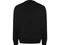 Свитшот из органического хлопка Roly Batian, черный фото