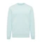 Свитшот из переработанного хлопка Iqoniq Etosha, 280 г/м², бирюзовый фото