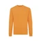 Свитшот из переработанного хлопка Iqoniq Zion, 340 г/м², оранжевый фото