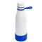 Термобутылка герметичная вакуумная Olivia To Go, 480 мл, белая / синяя фото