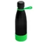 Термобутылка герметичная вакуумная Olivia To Go, 480 мл, черная / зеленая фото