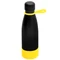Термобутылка герметичная вакуумная Olivia To Go, 480 мл, черная / желтая фото