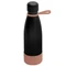 Термобутылка герметичная вакуумная Olivia To Go, черная / коричневая фото