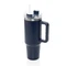 Термокружка из переработанной стали XD Collection Peakflow, 1.2 л, синяя фото