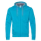 Толстовка мужская с капюшоном на молнии Stan 17, 280 гр/м2, бирюзовая фото