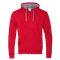 Толстовка мужская с капюшоном на молнии Stan 17, 280 гр/м2, красная фото